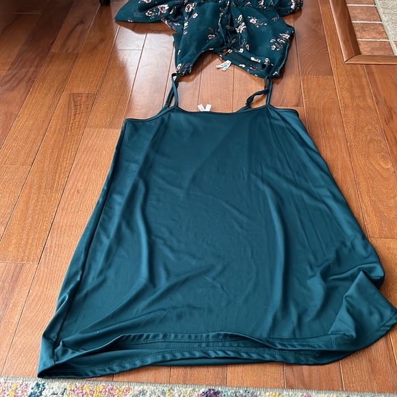 🌿Green Floral🌿MUDD dress - Picture 10 of 14